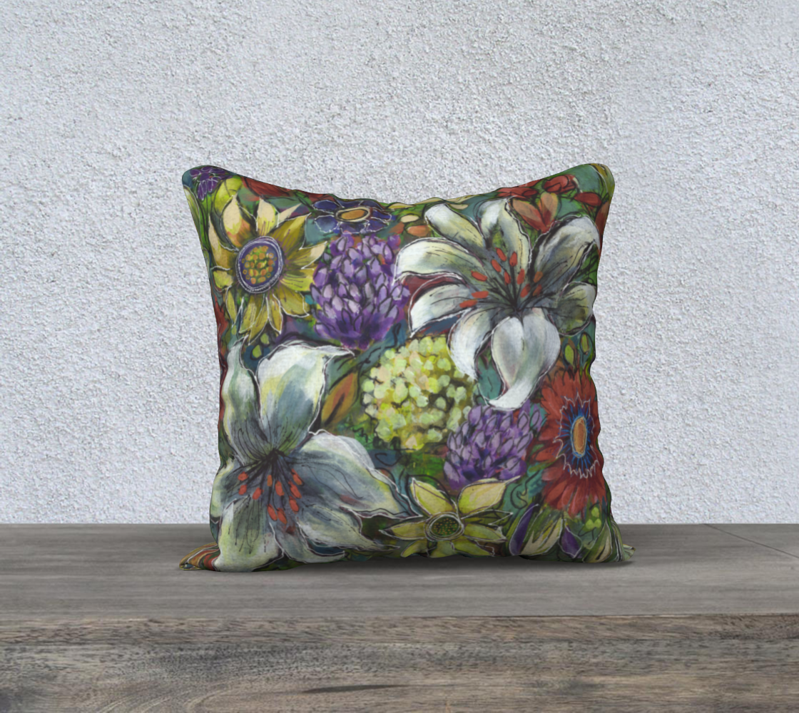 LET'S FLIRT! Pillow Cover 18" x 18"