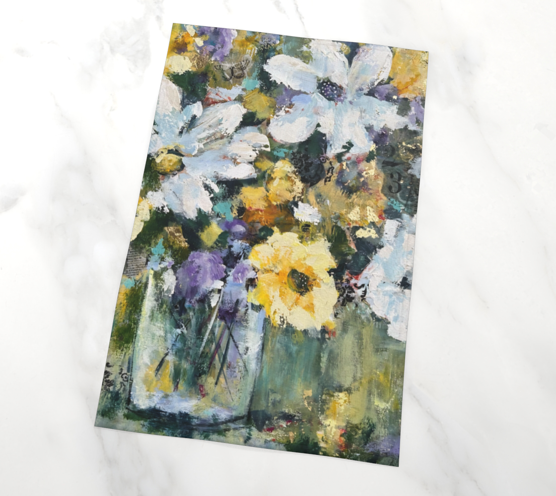 COTTAGE LIFE Tea Towel. Organic cotton; hemp