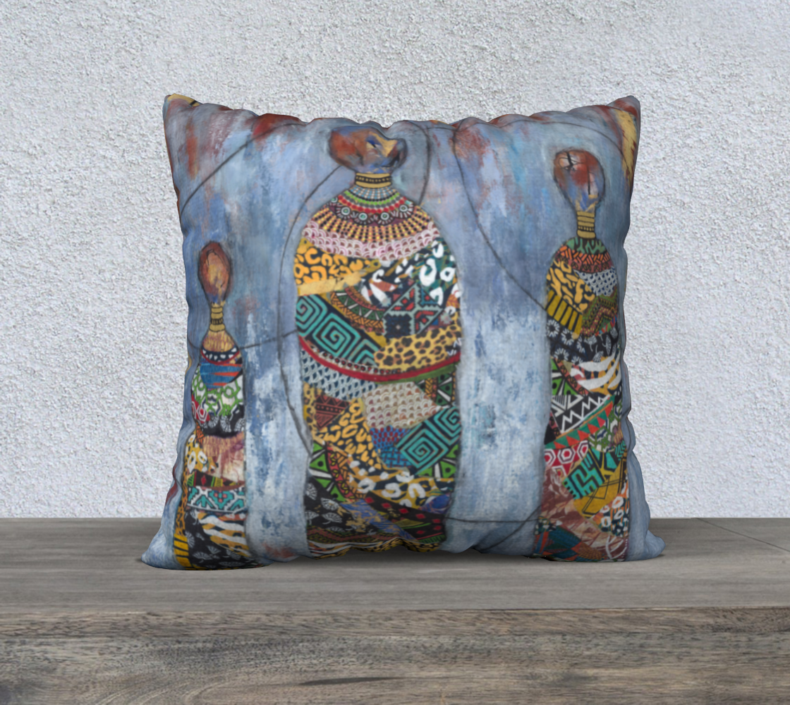GREAT CIRCLES #2 Pillow Cover 22" x 22"