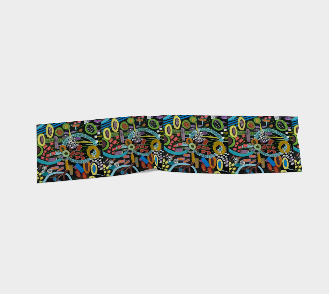 Lightening bugs scarf