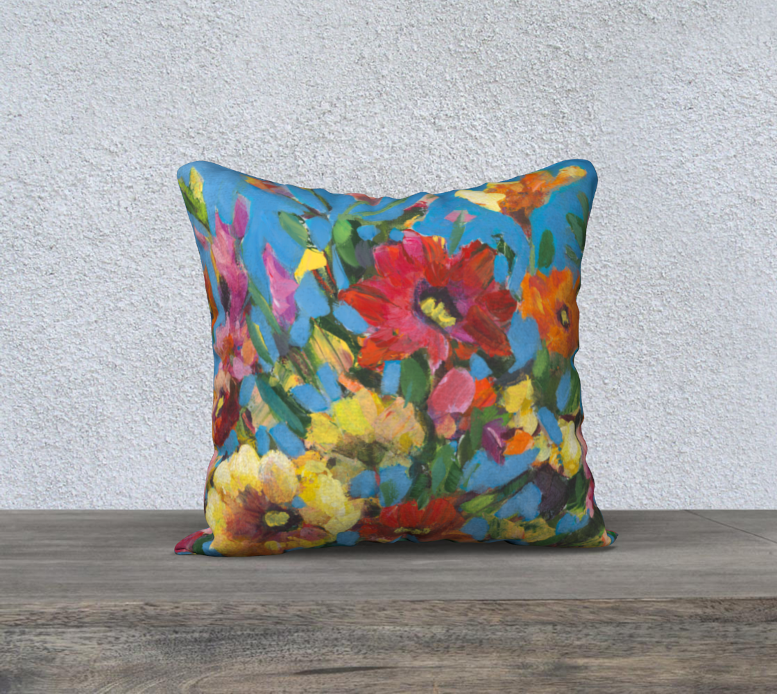 OUT OF THE BLUE Pillow Cover 18" x 18"