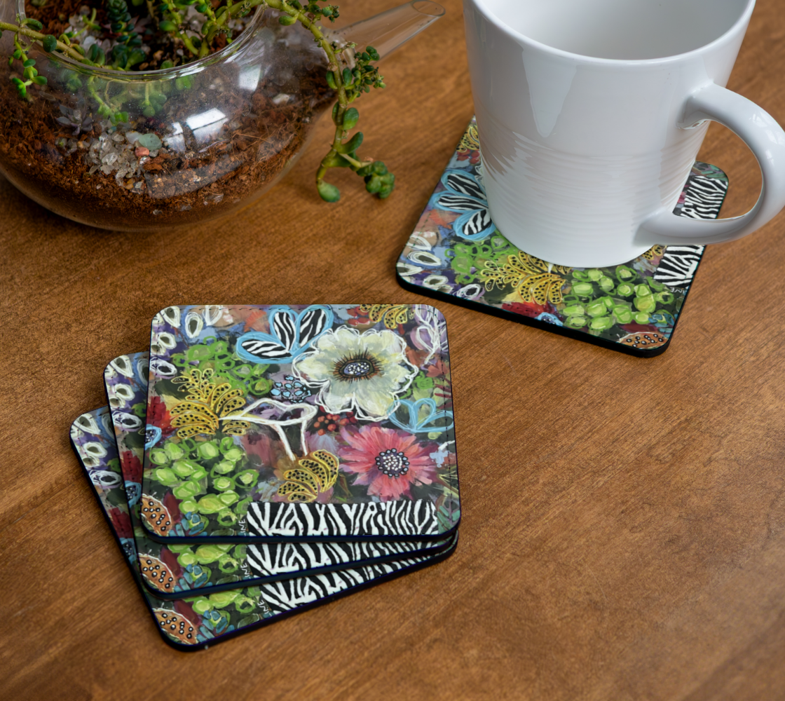 THE ZEBRA POT Coaster