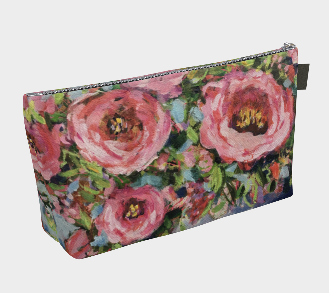 PINK ROSES Make-up/Toiletry Bag