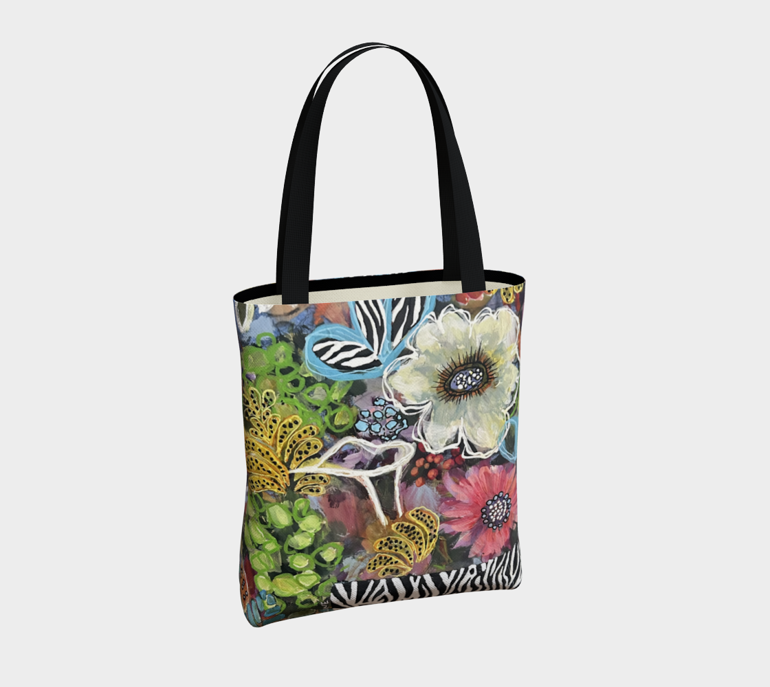 THE ZEBRA POT Tote Bag