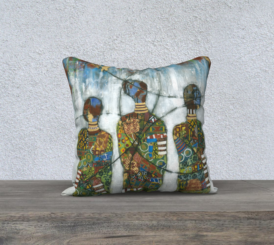 Great Circles Cover 18 x 18 inches