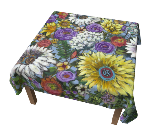 I CAN SEE CLEARLY NOW 60 x 60 tablecloth