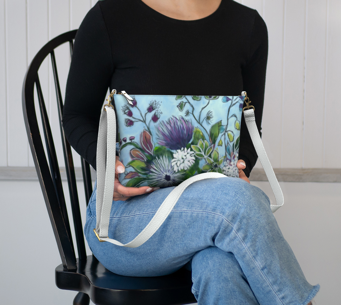 Passion Fruit Vegan Leather Crossbody Ourse