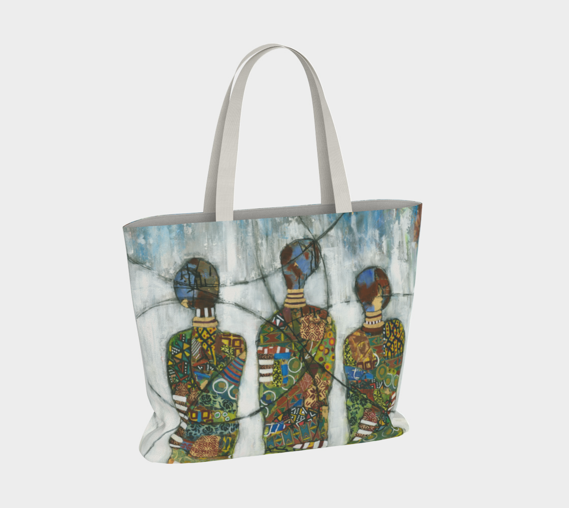 GREAT CIRCLES 1 Large tote