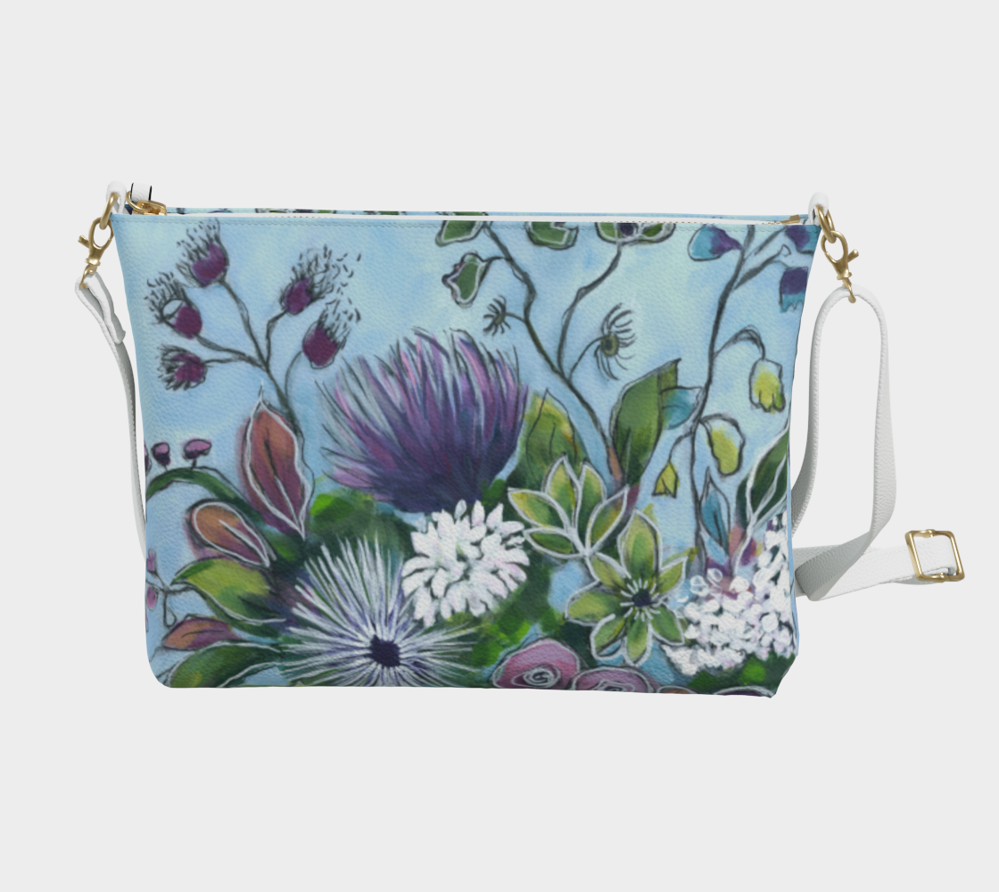 Passion Fruit Vegan Leather Crossbody Ourse