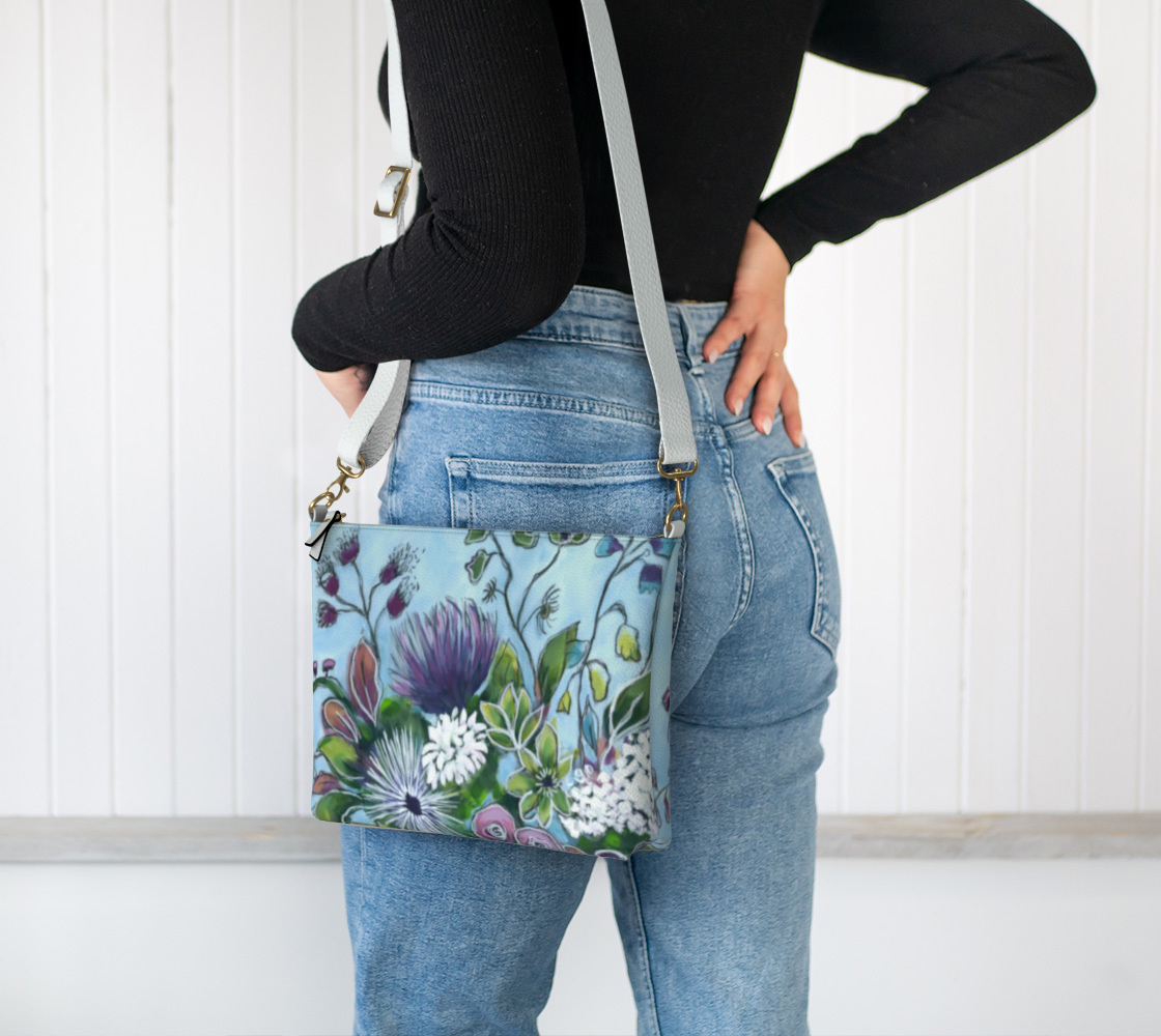 Passion Fruit Vegan Leather Crossbody Ourse