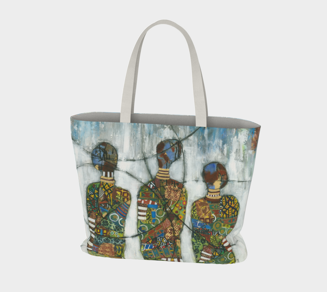 GREAT CIRCLES 1 Large tote