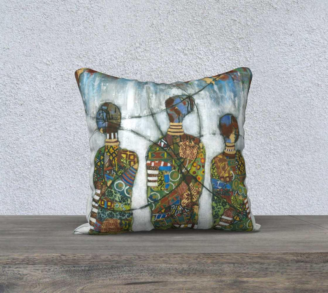 Great Circles Cover 18 x 18 inches