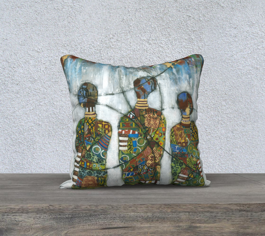 Great Circles Cover 18 x 18 inches