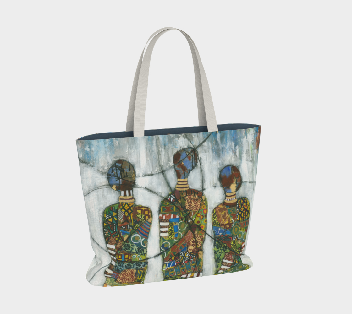 GREAT CIRCLES 1 Large tote