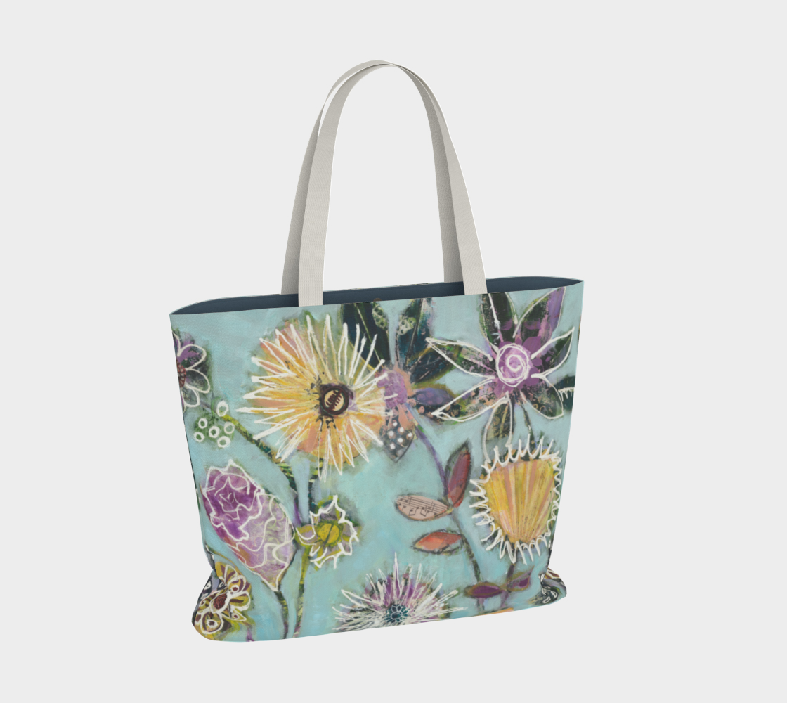 WHIRL-A-GIG Large Tote Bag, lined