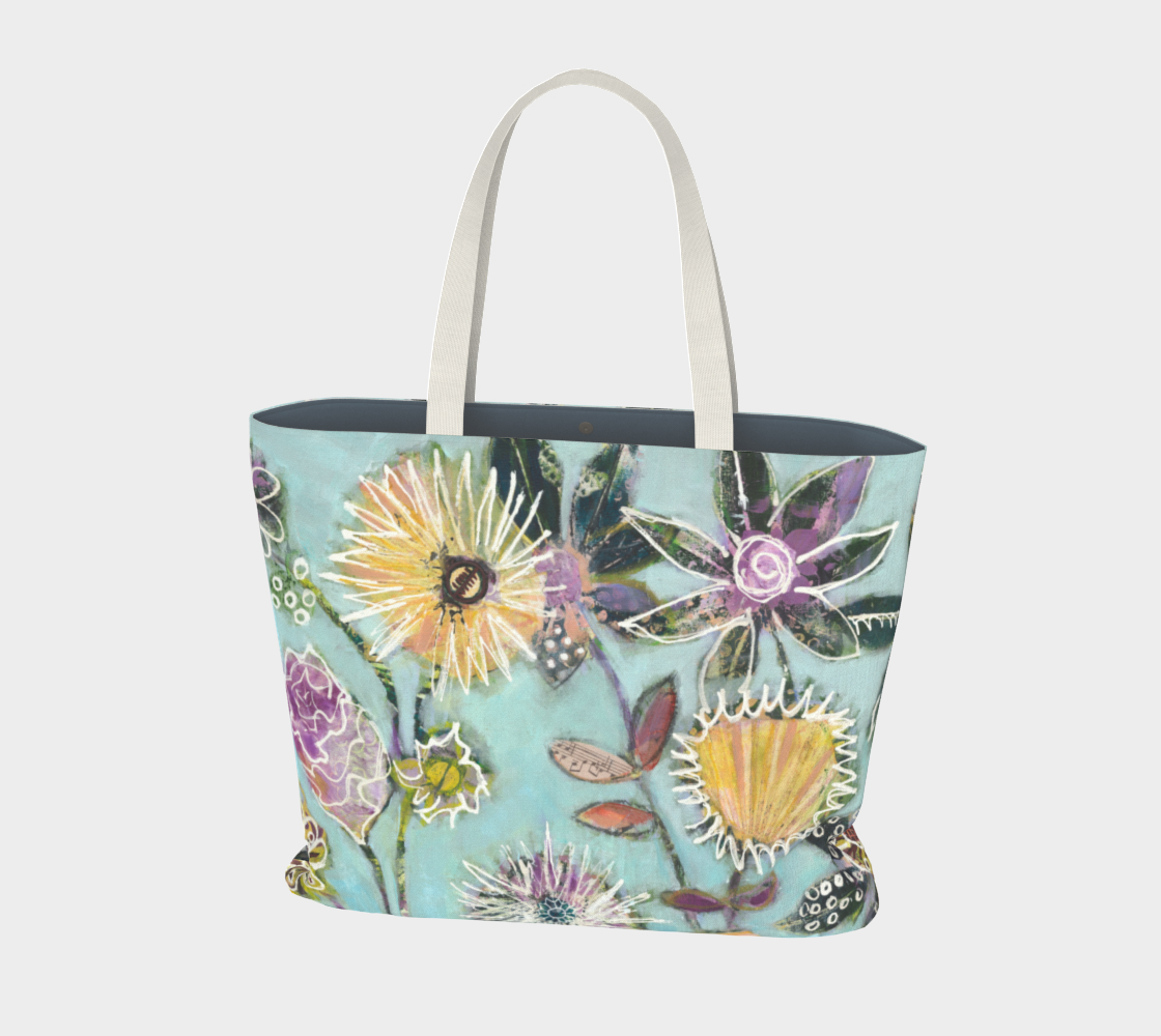 WHIRL-A-GIG Large Tote Bag, lined
