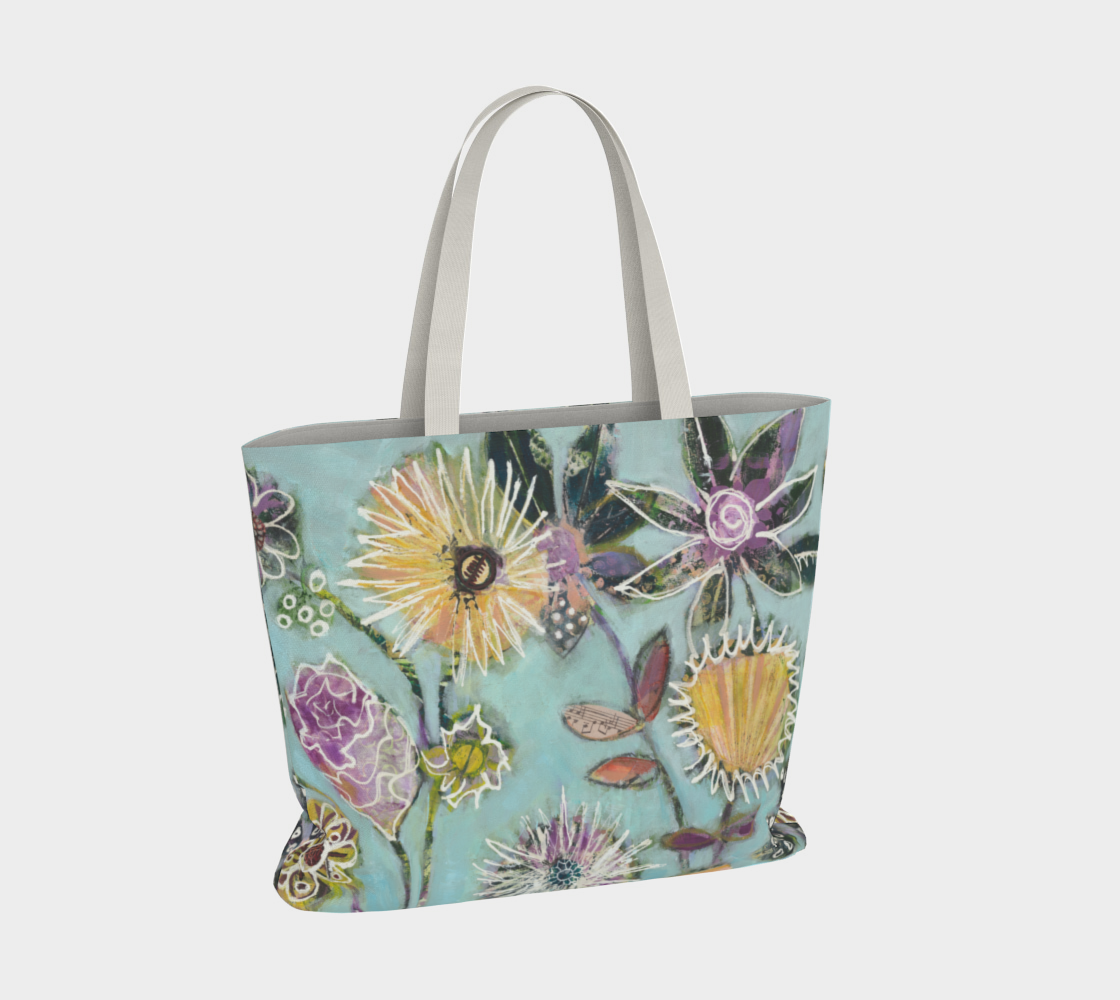 WHIRL-A-GIG Large Tote Bag, lined