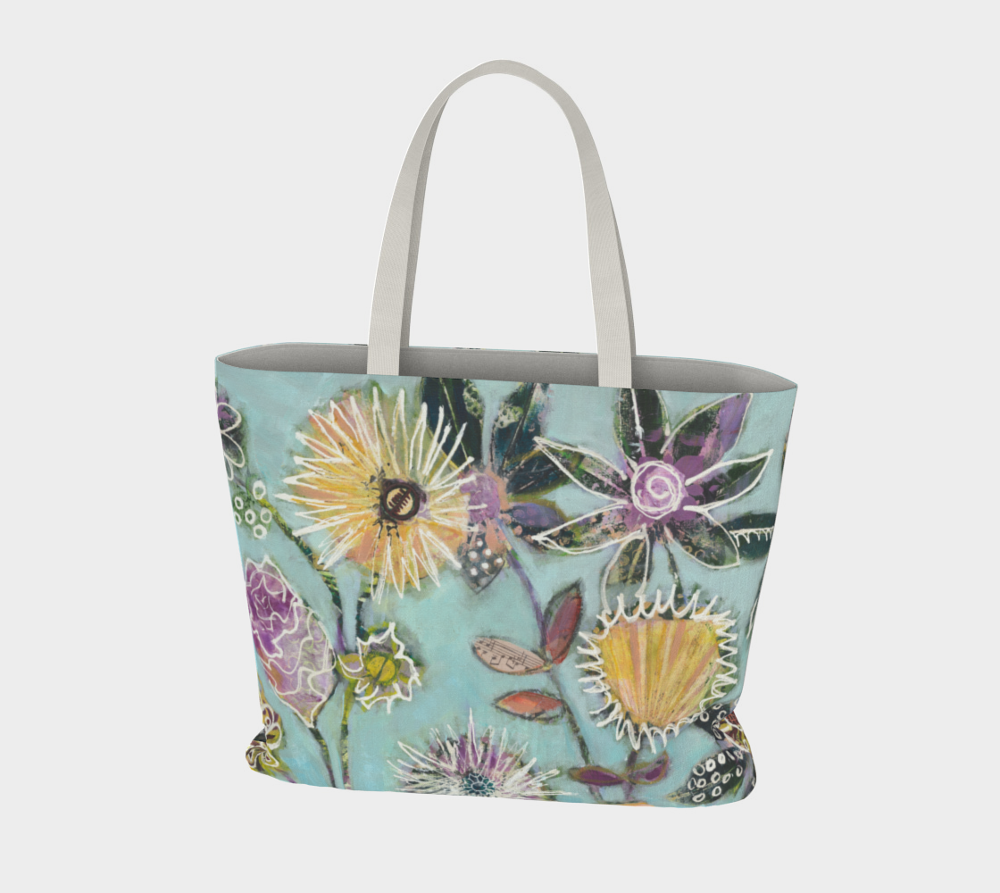 WHIRL-A-GIG Large Tote Bag, lined