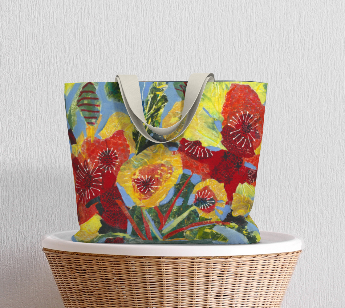 IN THE LIMELIGHT Large Tote Bag, lined