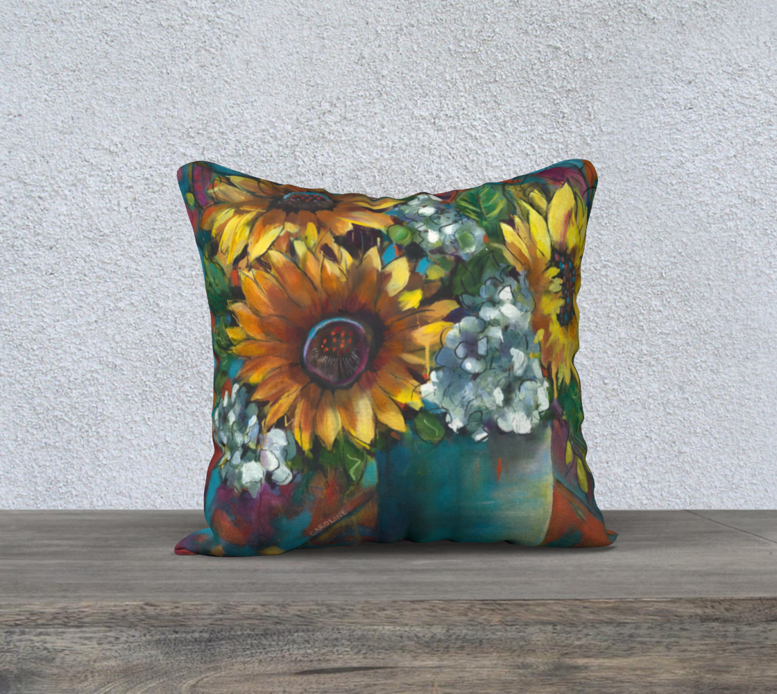 SUNBURST Pillow Cover 18" x 18"