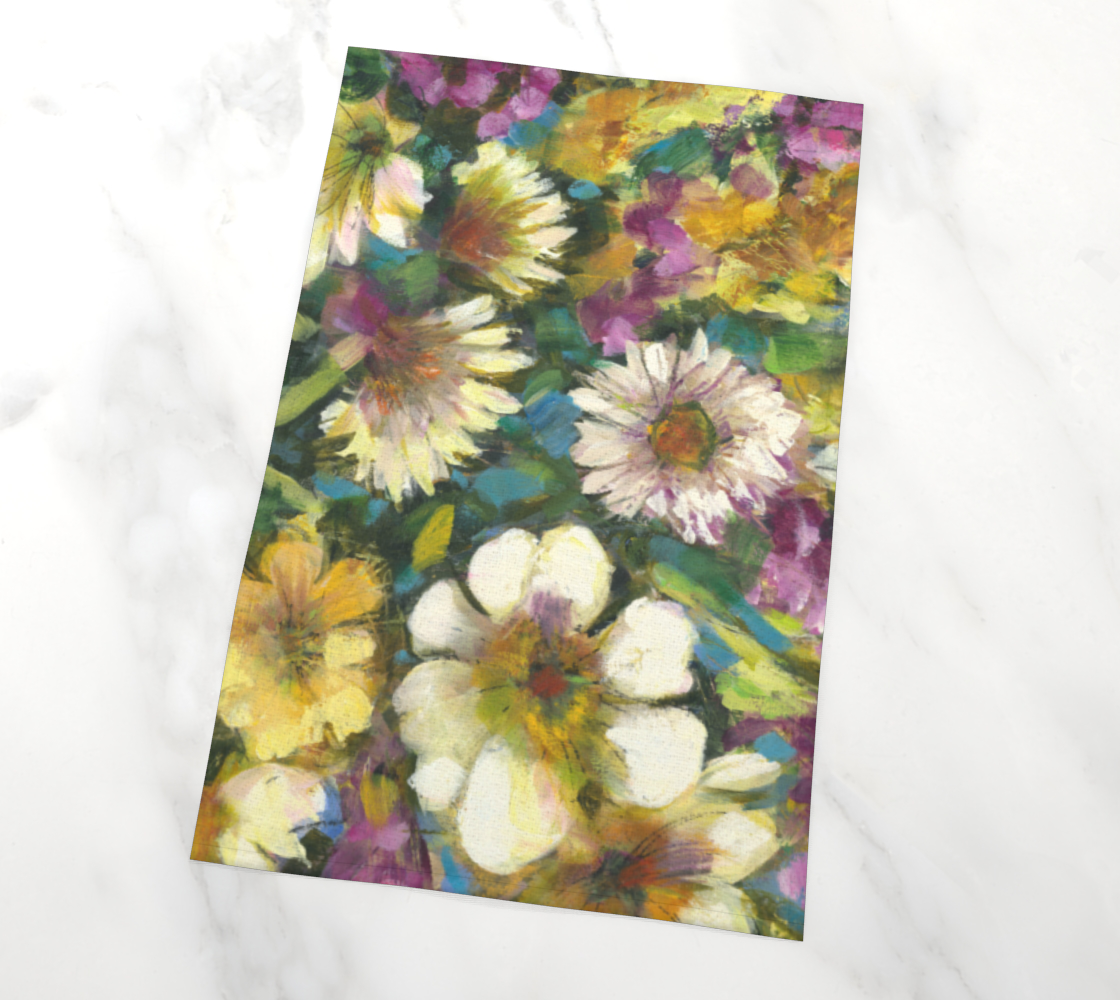 MOMENT IN TIME Tea Towel. Organic cotton; hemp.