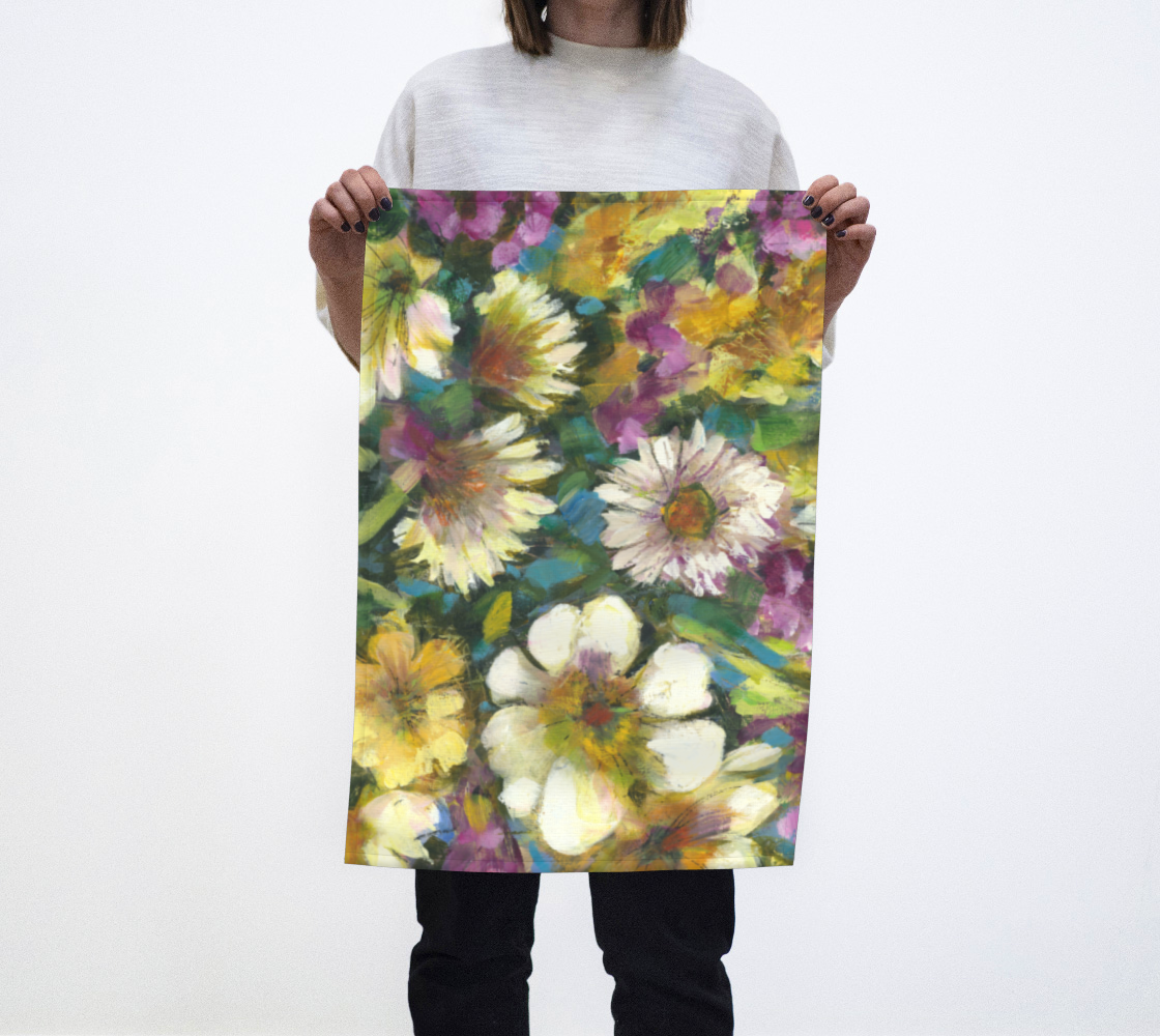MOMENT IN TIME Tea Towel. Organic cotton; hemp.