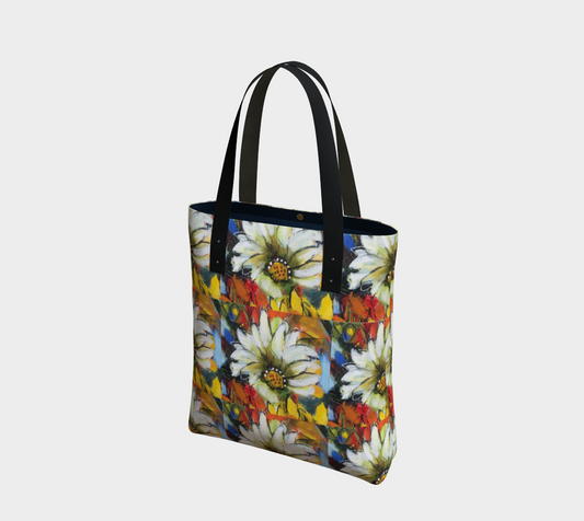 DAISY TIME Tote Bag, lined