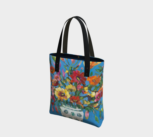 OUT OF THE BLUE Tote Bag, lined
