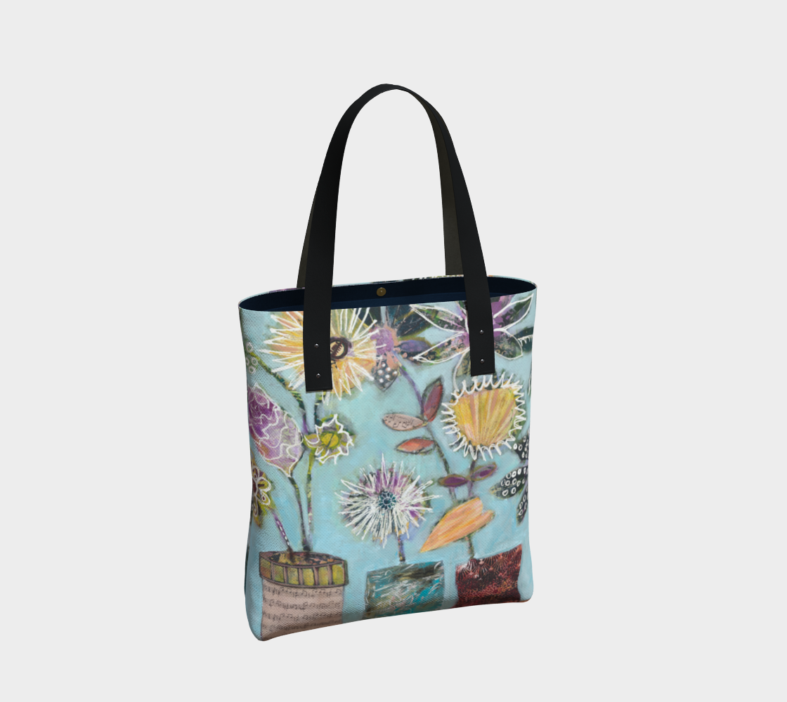 WHIRL-A-GIG  Tote Bag, Lined