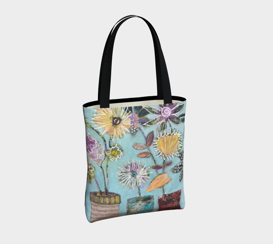 WHIRL-A-GIG  Tote Bag, Lined