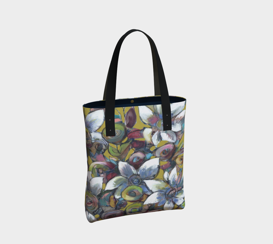 MUSTARD SEED tote bag, lilned