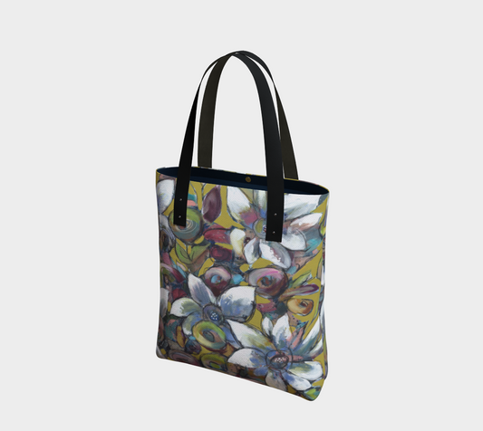 MUSTARD SEED tote bag, lilned