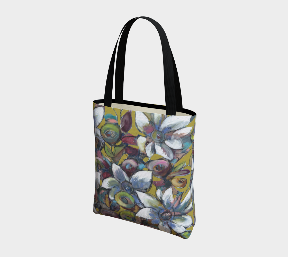 MUSTARD SEED tote bag, lilned